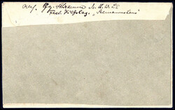 Aus Kiautschou herausgeschmuggelter Feldpostbrief: November 1914, als ...