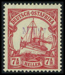 7½ H., Aufdruck violett, tadellos postfrisch. (SG M3C) Katalogpreis: ...