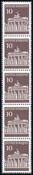 1420: German Federal Republic - Coil stamps