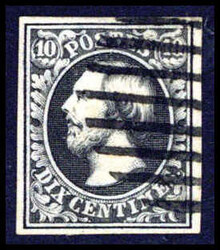 ESSAY auf bläulichem Papier mit Wasserzeichen und Elfenbeinkopf, 10 ...