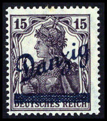 15 Pfg., tadellos postfrisch, sign. Kniep BPP. Katalogpreis: 320,-  ...