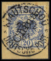 20 Pfg., tadellos gestplt., Fotobefund Jäschke-L.BPP. Katalogpreis: ...