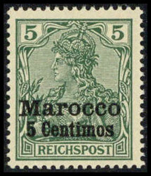 5 C., fetter Aufdruck, tadellos postfrisch, Fotobefund Steuer BPP. ...