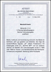 5, 10 und 20 Pfg., Berliner Urdruck-Ausgabe, tadellos postfrisch. ...