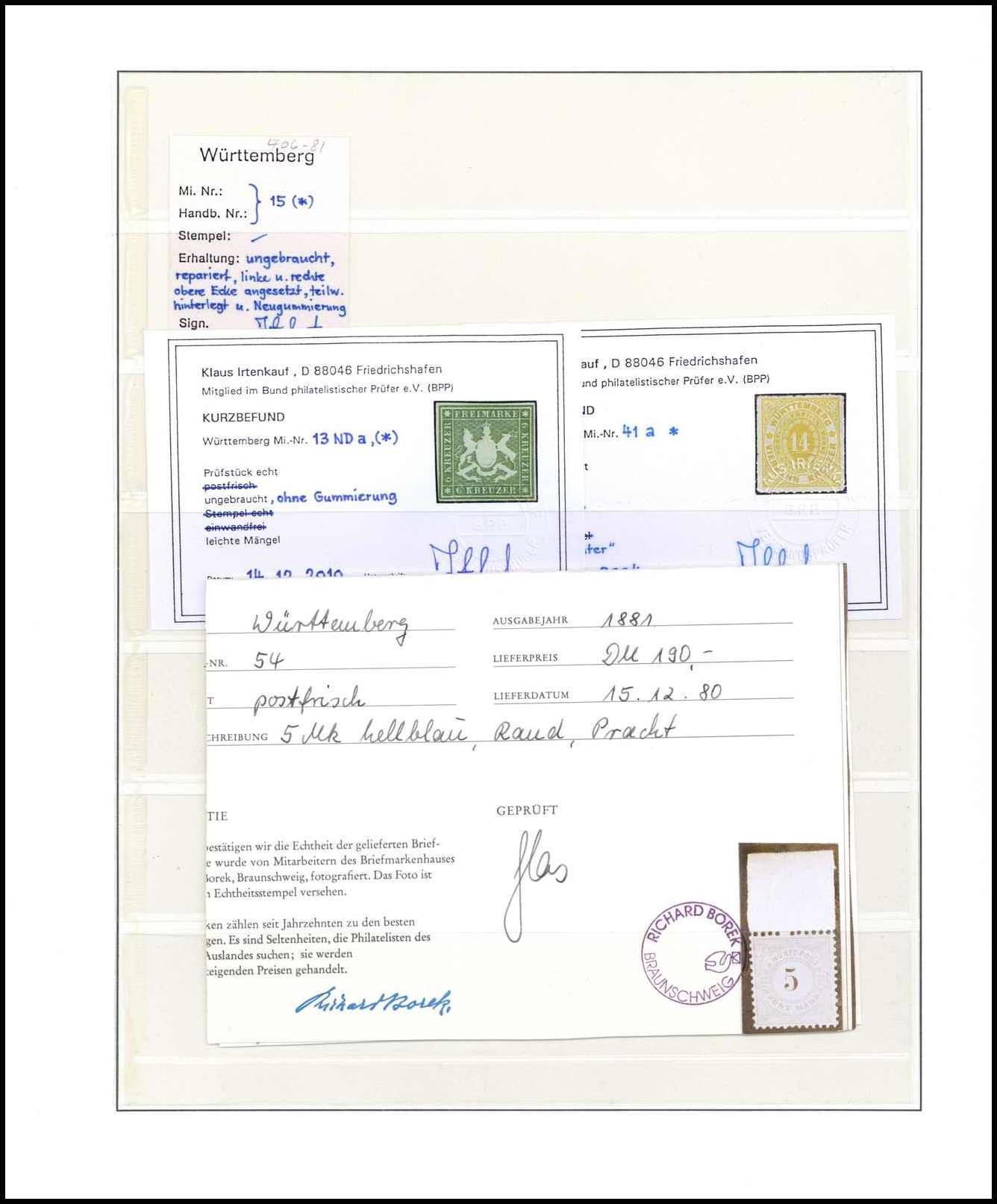 Image 13 for lot number 8516 for Württembergisches Auktionshaus 147th Auction