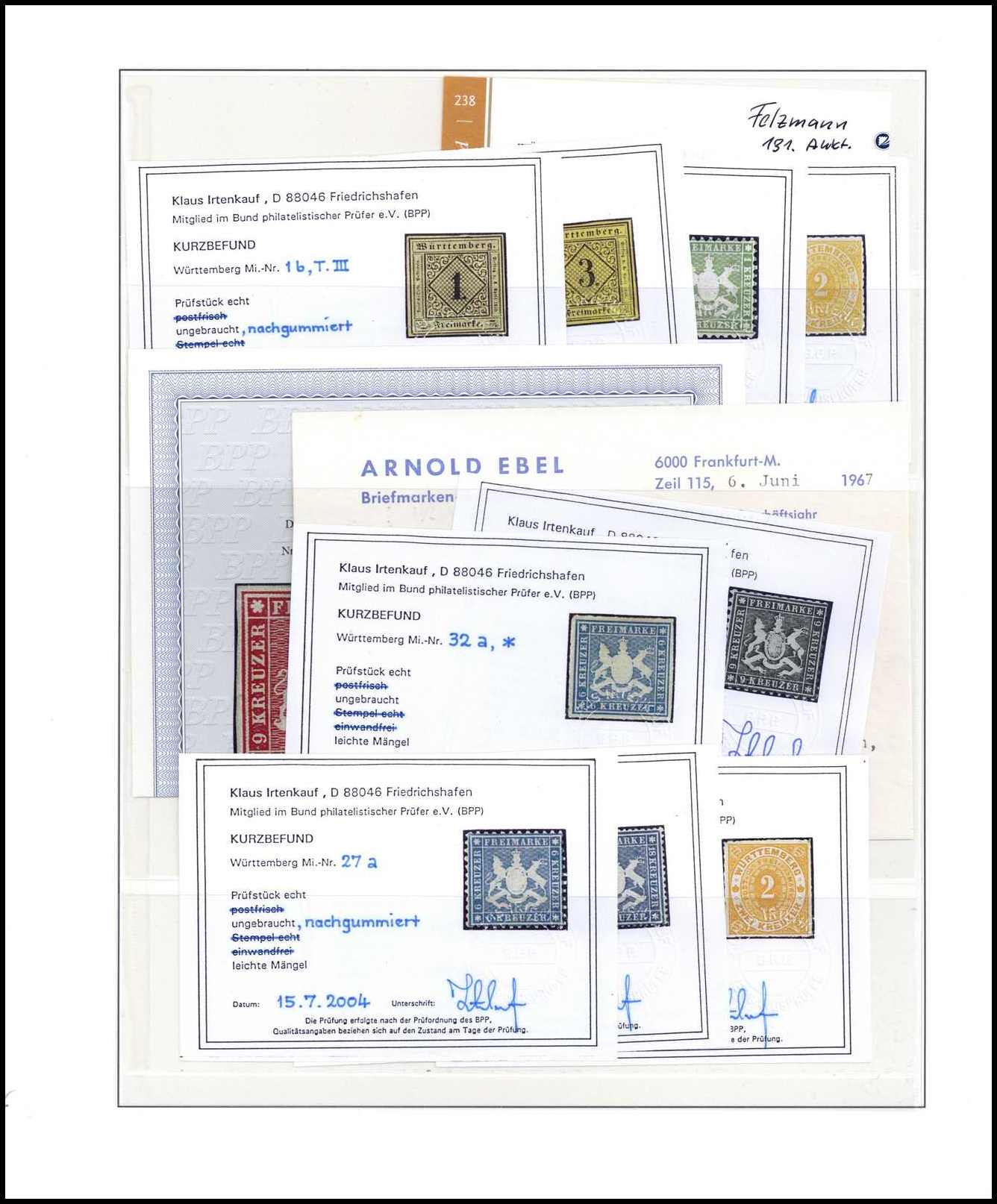 Image 14 for lot number 8516 for Württembergisches Auktionshaus 147th Auction