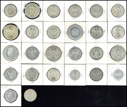 WEIMAR/III.REICH - Slg. der Sondermünzen 2, 3 und 5 RM, insges. 26 ...