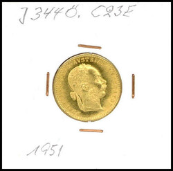 Haus Habsburg / Österreich-Ungarn: 1 Dukat Fehlprägung 1951 statt ...