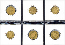 Haus Habsburg / Österreich-Ungarn 1872-1892: Lot sechs Goldmünzen, ...