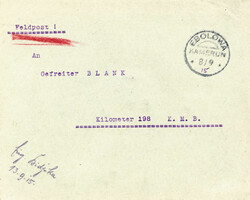 10189012: Deutsche Kolonien Kamerun Kriegspost