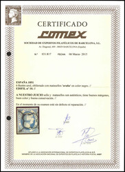 6 R., gleichmäßig breitrandiges Kabinettstück, entwertet mit ...