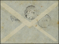 Zensurstempel von Chabarowsk: HANKAU 6/8 15, klar auf tadellosem Kgf ...