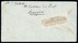 SCHANGHAI 14/3 15, auf dreiseitig geöffnetem Brief nach Cuxhaven an ...