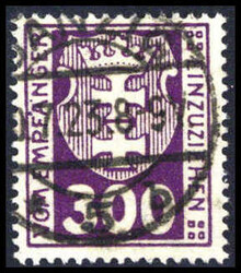 300 Pfg., tadelloses Exemplar mit zeitgerechter Entwertung durch ...