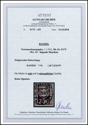 300 Pfg., tadelloses Exemplar mit zeitgerechter Entwertung durch ...