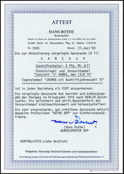 JAUNDE 13/8 "15" (Aushilfs-Jahreszahl), auf nach Berlin gelaufener ...