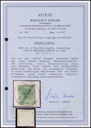 5 Pfg., tadellos gestempelt, Fotoattest Steuer BPP. Katalogpreis: 550 ...