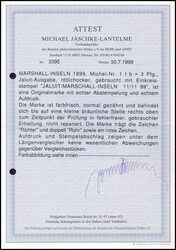 3 Pfg., tadellos gestplt., Fotoattest Jäschke-L.BPP. Katalogpreis: 2 ...