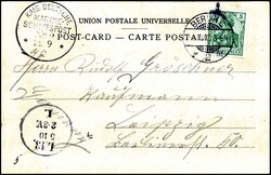10258020: Deutsche Marine Schiffspost 1895-1939