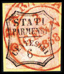 3385: Early States Parma Newspaper Stamps