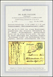 Belagerungspost: 4 H., Postkarte aus dem Rufiji-Delta, dem geheimen ...