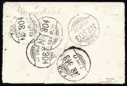 April 1917, kleiner, etwas fehlerhafter Briefumschlag, adressiert an ...