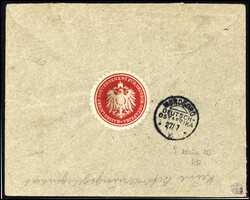 MOROGORO 26/10 15, klar auf mit 15 H. frankiertem Brief der ...