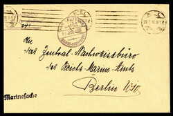 10258020: Deutsche Marine Schiffspost 1895-1939