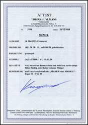 2 C.-1 L., kpl., schön gestplt. Serie (Höchstwert mit Plattenfehler ...