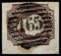 5 R., König Pedro, schwarzbraun, tadellos gestplt. mit klarem, ...