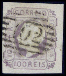 100 R., König Louis I, links voll- sonst gleichmässig breitrandiges ...