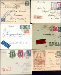 Altes Konvolut von 118 Belegen mit vielen Besonderheiten wie ...