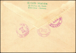 Konstanz II mit Rhld. Pfalz 60 Pfg. und Bizone 80 Pfg., alle tadellos ...