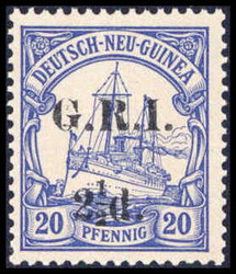 2½ d. a. 20 Pfg., tadellos postfrisch. Katalogpreis: 200,-  ...