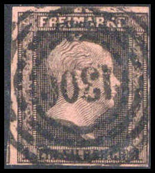 1 Sgr., voll- bis überrandiges Prachtstück mit zentr. Stempel ...