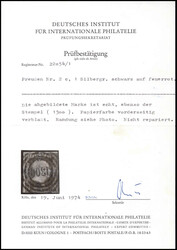 1 Sgr., voll- bis überrandiges Prachtstück mit zentr. Stempel ...