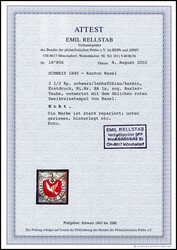 2½ Rp., Basler Taube, leuchtend farbfrisches und sauber gestplt. ...