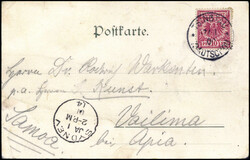 10 Pfg. dunkelrosarot, tadelloses, vorzüglich farbfrisches Exemplar ...