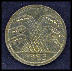 Dt. Reich 1925, 50 Rpf. (Jäger 388), sehr schön.