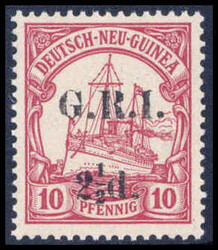 2½ d. a. 10 Pfg., tadellos postfrisch. Katalogpreis: 280,-  ...