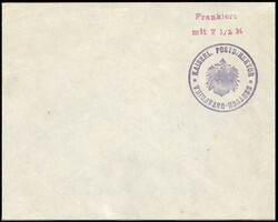 Vorausfrankierungs-Umschlag Morogoro 7½ H. Rot, ungebraucht (leichte ...