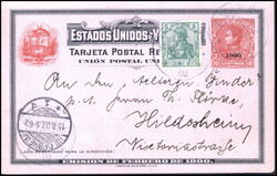 MSP No.10 ("Gazelle") 24/7 02, auf Postkarte Venezuela 10 C. mit ...