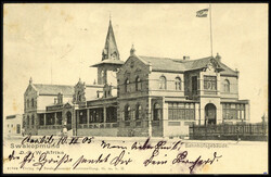 1905, Bahnhof Swakopmund, Foto-Ak.  Automatically generated ...