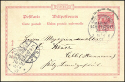 10258020: Deutsche Marine Schiffspost 1895-1939