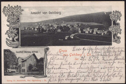 O-6054 Gehlberg Gasthaus Herzog Alfred 1901Automatically generated ...