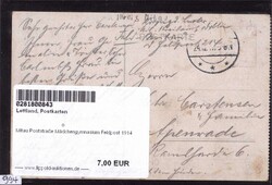 Mitau Poststraße Mädchengymnasium Feldpost 1914