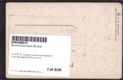 W-6600 St. Johann-Saarbrücken Bahnhof Wappenprägekarte Ecken ...