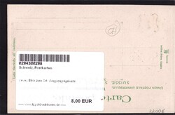 Vevey Blick zum Ort Wappenprägekarte