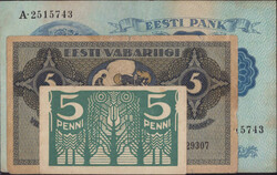 110.90: Banknoten - Estland