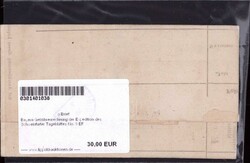 Bayern Gebührenrechnung der Expedition des Schweinfurter Tageblattes ...